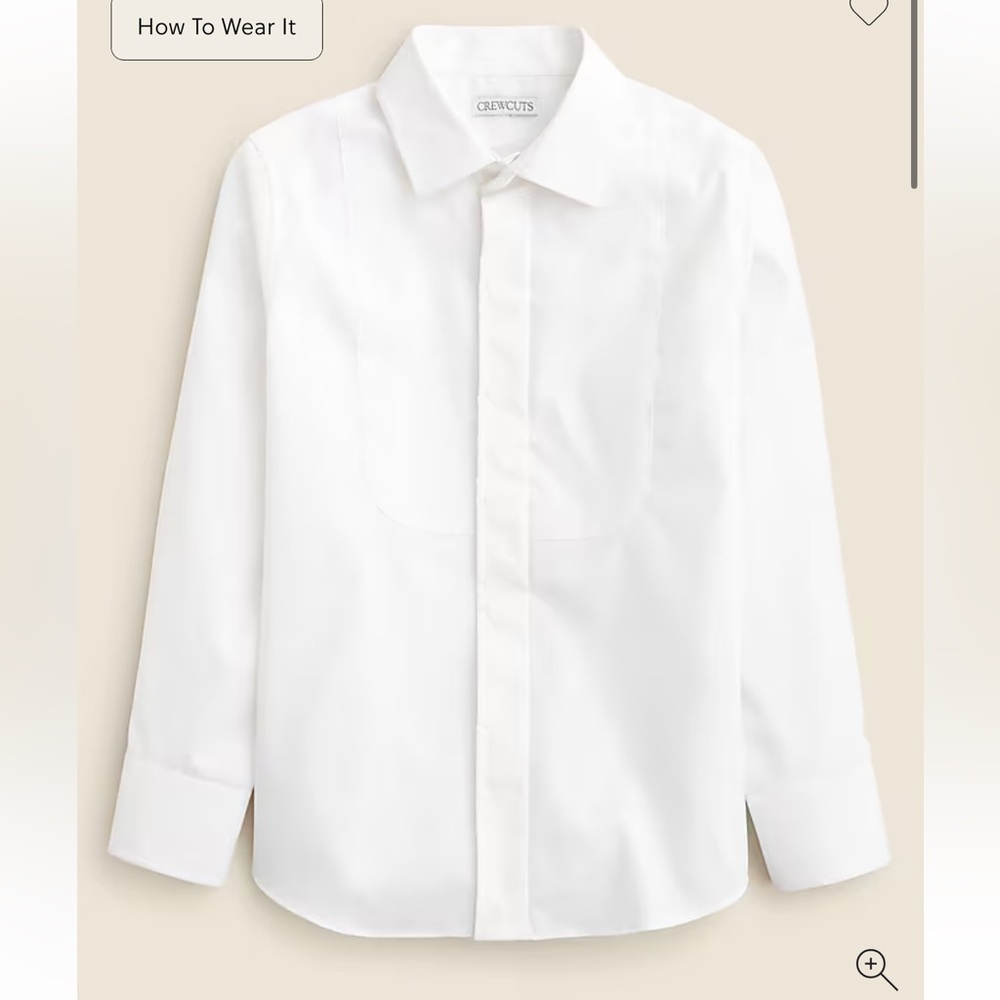 Crewcuts White Button-Down Shirt size 14